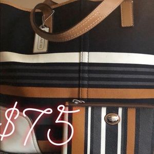 Coach tote and wristlet.